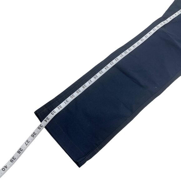 L.L. Bean Mens Navy Thin Canvas Straight-Leg Pants 32WX34IN Work Hiking Travel - Picture 7 of 13